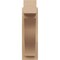 Ekena Millwork 5 1/2-in W x 14-in D x 18-in H Funston Block Rough Cedar Woodgrain TimberThane Outlooker, Primed Tan OUTUR055X14X18FST44RCPR - alternate 3